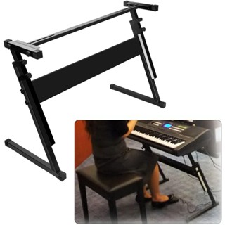 (ส่งทุกวัน) ขาตั้งคีย์บอร์ด ขา Z เหล็กกล่อง 25มม. ขาวางคีย์บอร์ด (Z-Shape Keyboard Stand) ขาZ ปรับระดับ สูงต่ำได้