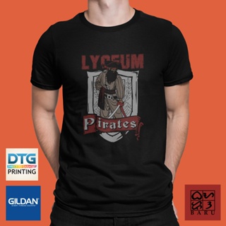 แสงแดด/LPUPirates210P LYCEUM LPU โจรสลัด DTG พิมพ์เสื้อยืดกราฟิกสําหรับผู้ชาย / Unisex โดย BARU 0aU