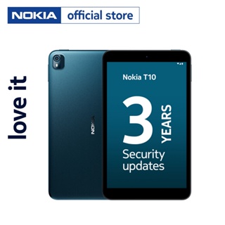 สินค้า Nokia T10 (4/64GB) Tablet ใส่ซิม โทรได้ หน้าจอ 8.0\" แบตเตอรี่ 5250 mAh รับประกันศูนย์ไทย 1 ปี