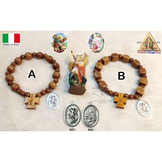 สายประคำ ข้อมือ คาทอลิก เหรียญอัครเทวดามีคาแอล Michael Rosary bracelet Catholic ศาสนาคริสต์