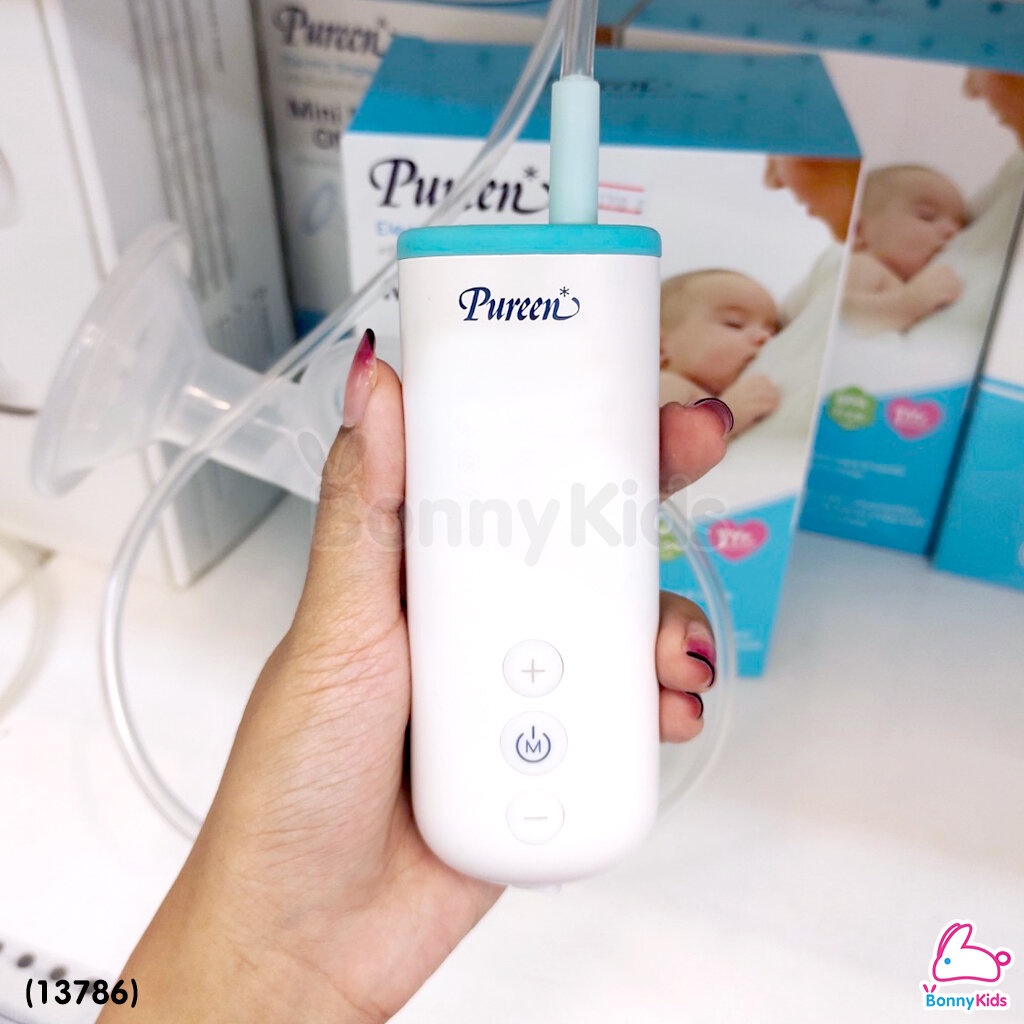 13786-pureen-เพียวรีน-electric-single-breast-pump-mini-pump-on-the-go-เครื่องปั๊มนมไฟฟ้าเพียวรีน-รุ่นปั๊มเดี่ยว