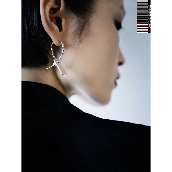 sale-ต่างหูโลหะรูปซิปแท็ก-meipin-tang-metal-zip-tag-earring-พร้อมส่ง-1-ชิ้น