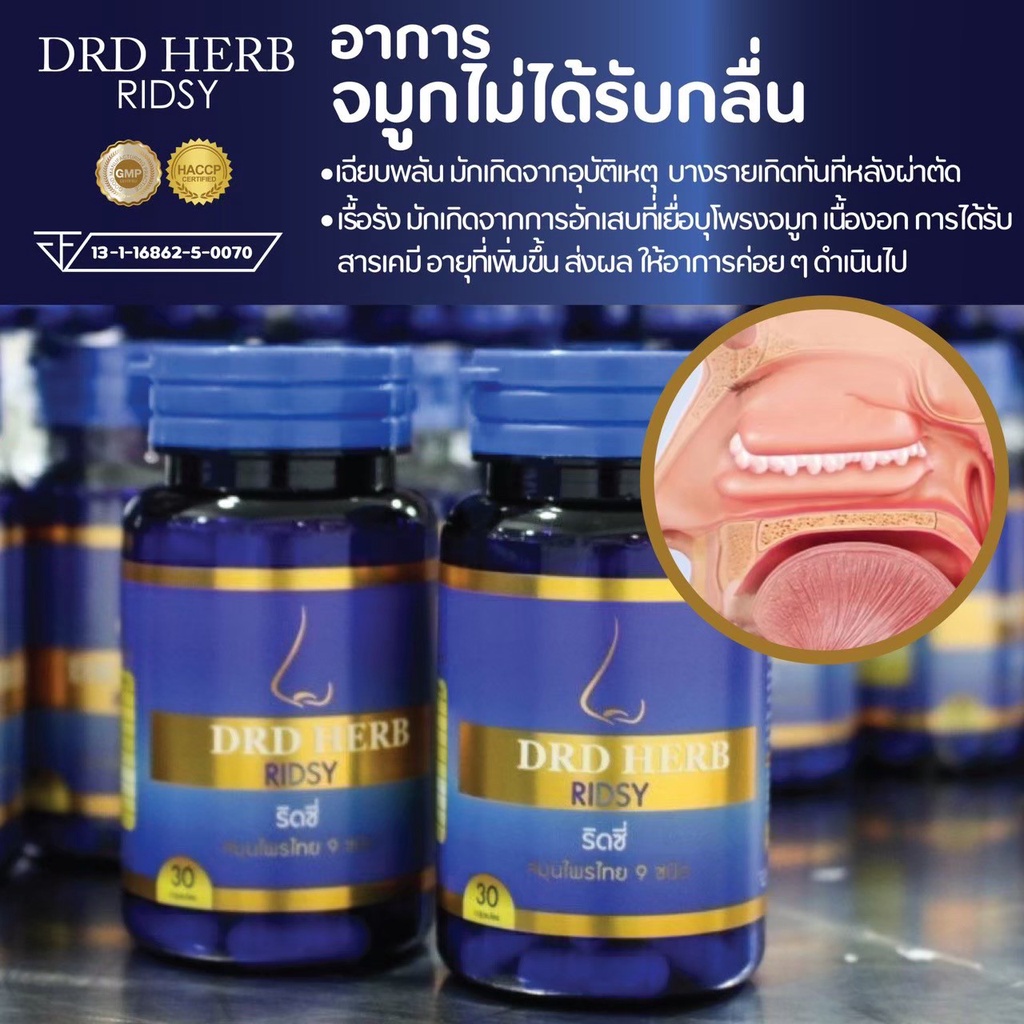 โปรโมชั่นแถมฟรีdrdherb-ดีอาร์ดีเฮิร์บ-บรรเทาอาการภูมิแพ้-ริดสีดวงจมูก-ของแท้-พร้อมส่ง