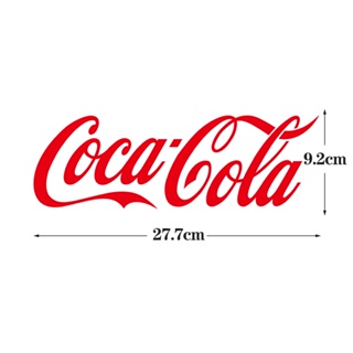 ภาพหน้าปกสินค้าสติกเกอร์สะท้อนแสง ลายโลโก้ Coca-Cola แบบสร้างสรรค์ สําหรับติดตกแต่งรถยนต์ รถจักรยานยนต์ไฟฟ้า ซึ่งคุณอาจชอบราคาและรีวิวของสินค้านี้