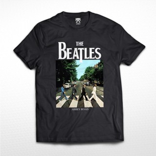 Kaos BAND THE BEATLES Abbey เสื้อยืดลําลอง แขนสั้น พิมพ์ลายวงร็อค KAOS BAND VINTAGE สําหรับผู้ชาย และผู้หญิง