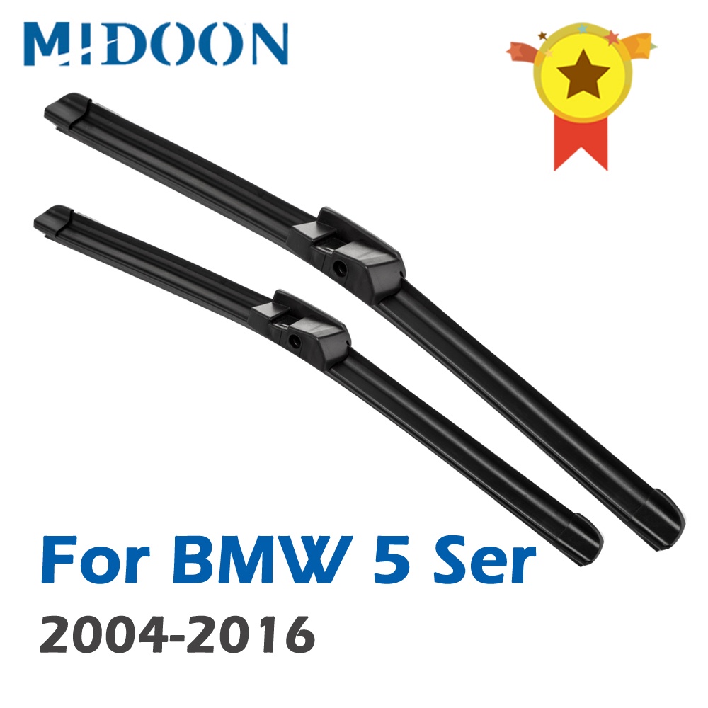 MIDOON Wiper Blades for BMW 5 Series E39 E60 E61 F07 F10 F11 520i 523i
