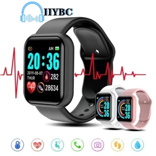 สินค้า IIYBC Smart Watch y68 สมาร์ทวอทช์ นาฬิกาสมาร์ท สัมผัสได้เต็มจอ IP67 กันน้ำ วัดชีพจร นับก้าว