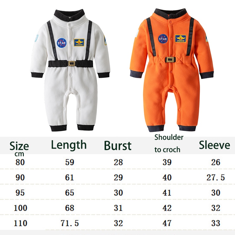 ชุดรอมเปอร์-ชุดคอสเพลย์นักบินอวกาศ-nasa-เหมาะกับงานปาร์ตี้วันเกิด-สําหรับเด็กวัยหัดเดิน