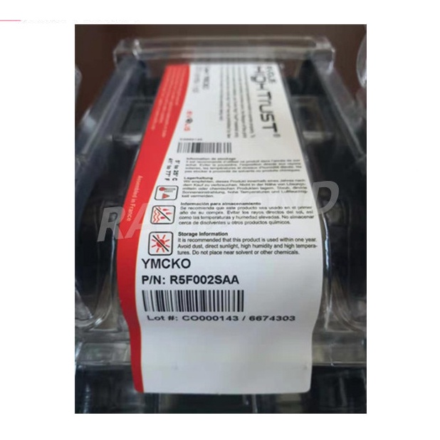 Evolis R5F002SAA หมึกแท้ YMCKO สำหรับเครื่องพิมพ์บัตร ZENIUS พิมพ์ได้ ...