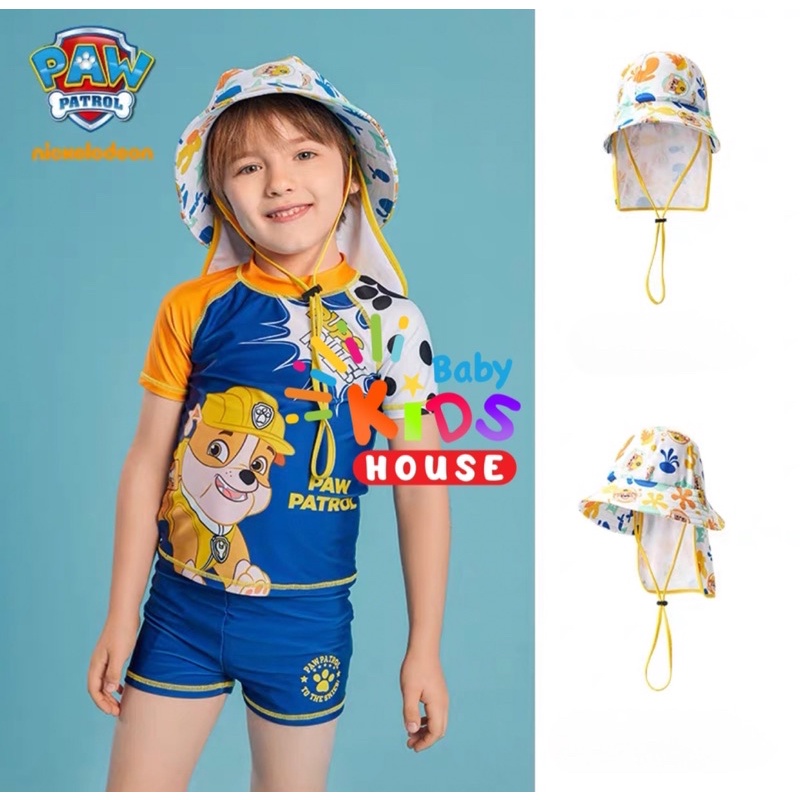 หมวกเล่นน้ำ-หมวกกันแดด-paw-patrol