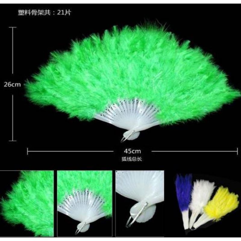 พัดมือ-ขนนก-เครื่องแต่งกายแฟนซี-งานเต้นรำ-สำหรับผู้หญิง