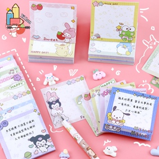 ภาพขนาดย่อของภาพหน้าปกสินค้าSANRIO กระดาษโน้ต ลายการ์ตูนผลไม้ ซานริโอ้ เครื่องเขียน มีกาวในตัว มี 80 แผ่น จากร้าน yilan8stationery.th บน Shopee