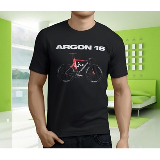 Tee 2021 เสื้อยืดแขนสั้นพิมพ์ลาย Argon 18 Canadian Super Light Bike พลัสไซส์สําหรับผู้ชาย ลายน่ารัก
