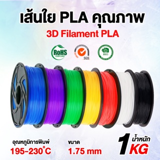 COOL 3D Filament 1.75 mm. / PLA PLA+ วัสดุ3ดี/ เส้นใย / PLA filament / PLA+ filament / เส้นพลาสติก /เส้นวัสดุการพิมพ์
