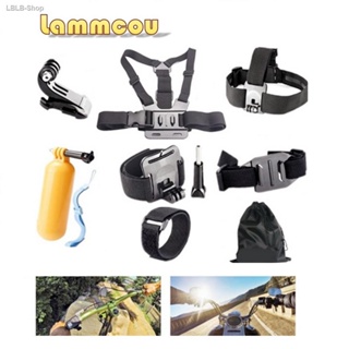 #freesf◇Lammcou Action Video Cameras Accessory Set with Head Strap Floating Stick Compatible with Gopro Hero H9R F60R W9