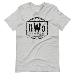 เสื้อยืดสีขาว เสื้อยืดสีขาว DIY เสื้อยืด WWE 2022 NWO ใหม่ "ลูกโลก" y#B เสือยืดผู้ชาย เสื้อคู่วินเทจ