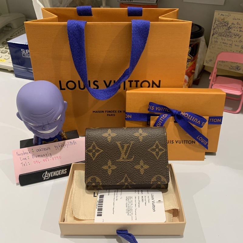 New lv card New lv enveloppe carte de visite monogram Shopee Thailand