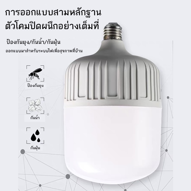 หลอดไฟ-led-ใช้กับขั้วไฟ-e27-หลอดled-bulb-หลอดไฟประหยัดพลังงาน-highbulb-led-ใช้ไฟฟ้า220v-หลอดไฟข098