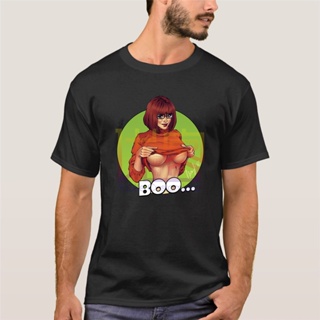 เสื้อคนอ้วน - ใหม่ล่าสุด 2020 ฤดูร้อนผู้ชายเสื้อยืดแฟชั่น Velma Boo เสื้อยืดลําลองแขนสั้นด้านบน Hom