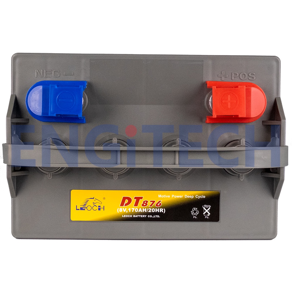 leoch-dt876-8v-170ah-deep-cycle-golf-cart-battery-แบต-รถกอล์ฟ-รถโฟล์คลิฟท์-แฮนด์ลิฟท์-เครื่องขัดพื้น-กระเช้าไฟฟ้า