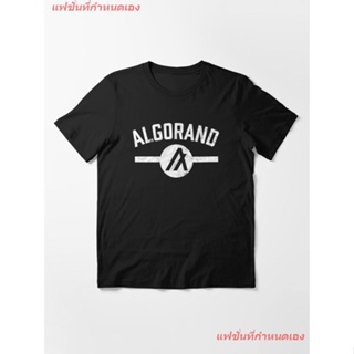 Algorand Vintage Athletic ALGO Coin Essential T-Shirt เสื้อยืดแขนสั้น overside เสื้อยืดผู้หญิง เสื้อยืดผู้ชาย เสื้อยืดพิ
