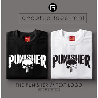 กราฟิก Tees MNL GTM The Punisher 402 โลโก้ข้อความเสื้อที่กําหนดเองเสื้อยืด Unisex ผู้หญิงและผู้ Bv0