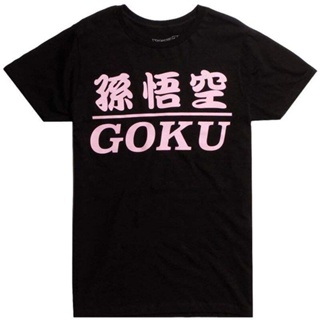 Tee ◎✙♠การ์ตูน Dragon Ball Z Goku Kanji T-Shirt เสื้อยืดอนิเมะญี่ปุ่น เสื้อยืด แขนสั้นพิมพ์ลาย TEE