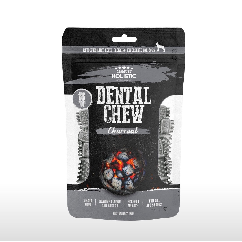 ภาพสินค้าใหม่ ขนมขัดฟัน Absolute Holistic Dental Chew ลดคราบหินปูน ขนมสุนัข ขนาด 160 g. จากร้าน petroom2020 บน Shopee ภาพที่ 4