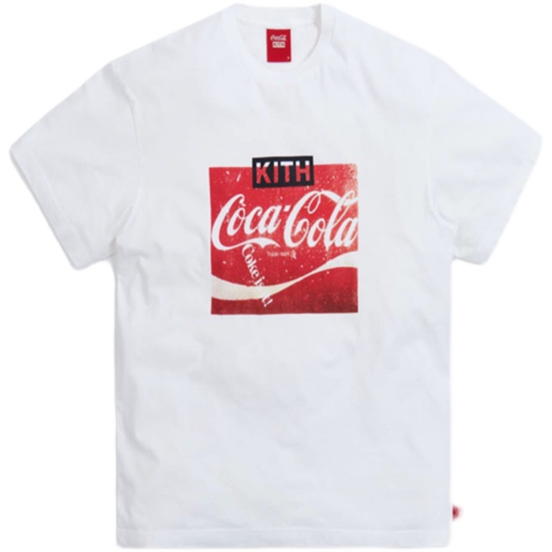 เสื้อเบลาส์-ชุดเซ็ต-2-ชิ้น-kith-x-coca-cola-ร่วมโคคา-โคล่าเสื้อยืดแขนสั้นแขนสั้นผู้ชายและผู้หญิง-xa