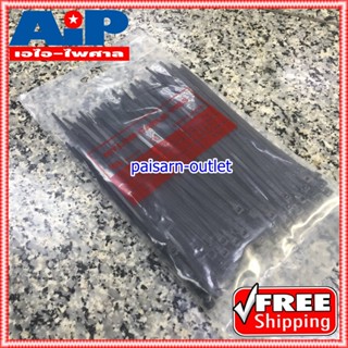 สายรัด cable ties เคเบิ้ลไทร์ 6นิ้ว สีดำ แพ็คถุงละ100เส้น เอไอ-ไพศาล