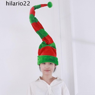 สินค้า Hilario หมวกเอลฟ์ หมวกบีนนี่ คริสต์มาส อบอุ่น สตรีทแวร์ ตกแต่งต้นคริสต์มาส Skullies สําหรับผู้ชาย ผู้หญิง
