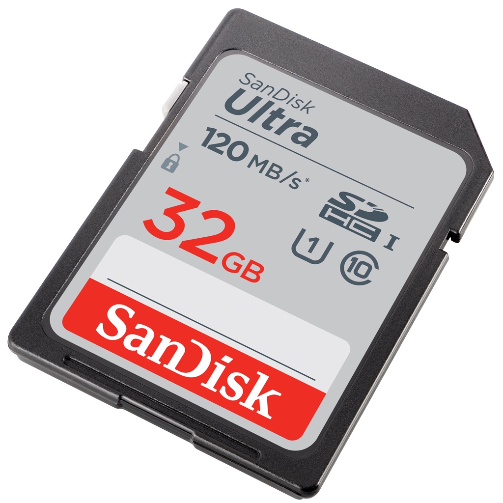 ภาพสินค้าSanDisk Ultra SD Card 32GB Class10 SDHC Speed 120MB/s (SDSDUN4-032G-GN6IN) เมมโมรี่การ์ด สำหรับ กล้องมิลเลอร์เลส DSLR Mirrorless ประกัน10ปี จากร้าน sjcam_officialstore บน Shopee ภาพที่ 4