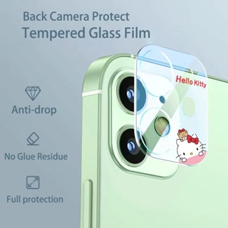 ตัวป้องกันเลนส์กล้อง สําหรับ iPhone 14 Pro Plus Max ใส เต็มรูปแบบ กระจกนิรภัย สติกเกอร์การ์ตูน ฟิล์มกันรอย