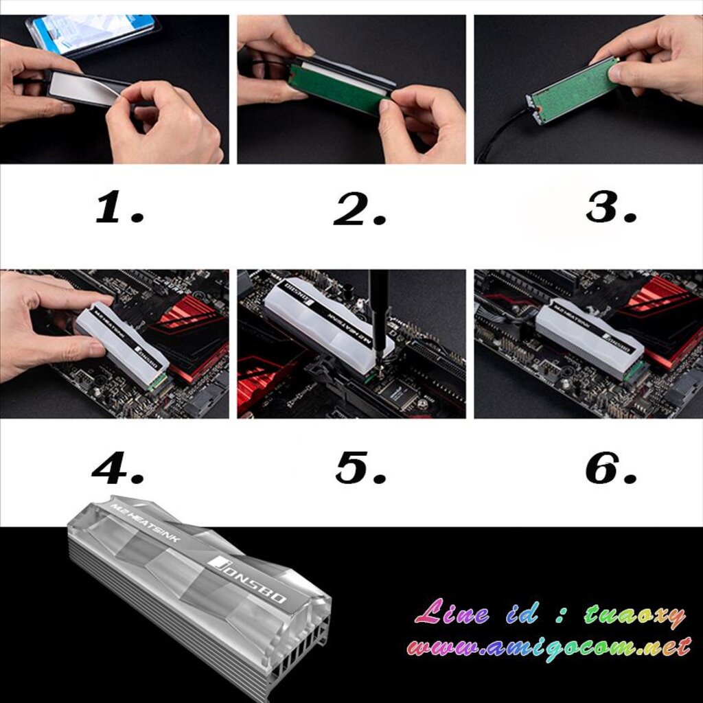 jonsbo-m-2-heatsink-แบบไฟออโต้-color