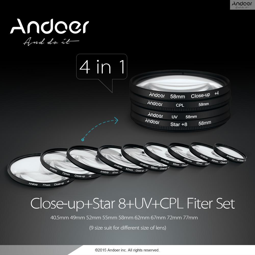 andoer-58mm-uv-cpl-close-up-4-star-8-point-filter-circular-filter-kit-circular-polarizer-filter-macro-close-up-star-8-point-filter-with-bag-for-pentax-dslr-camera