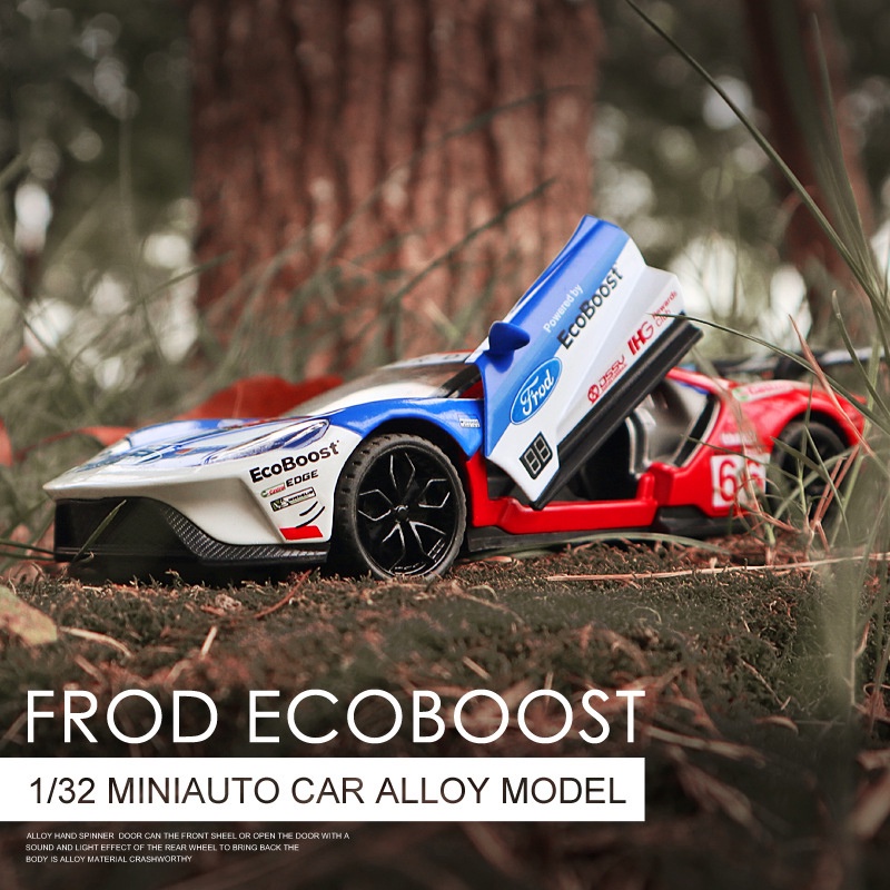 โมเดลรถยนต์-ford-gt-ecoboost-ขนาด-1-32-เหมาะกับของขวัญวันเกิด-ของเล่นสําหรับเด็กผู้ชาย