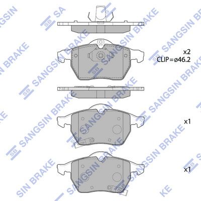 ผ้าดิสเบรคหน้า-chevrolet-zafira-t98-2001-astra-t98-1999-vectra-j96-1995-saab-900-1993-มีร่องสายไฟ-hi-q