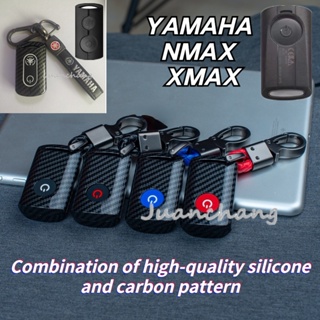 ภาพหน้าปกสินค้า[Xmax 300 ] เคสกุญแจรีโมตรถยนต์ TPU คาร์บอนไฟเบอร์ สําหรับ Yamaha Xmax 300 2021 Nmax 2022 2020 Aerox S Xmax x 250 125 309 300 400 NVX155 ที่เกี่ยวข้อง