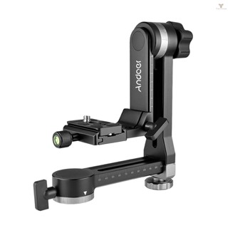 Fw Andoer Heavy Duty 360° Panoramic ขาตั้งกล้องอลูมิเนียม รับน้ําหนักได้ 15 กก. 33 ปอนด์ พร้อมสกรู 1/4 นิ้ว และ 3/8 นิ้ว สําหรับกล้อง DSLR