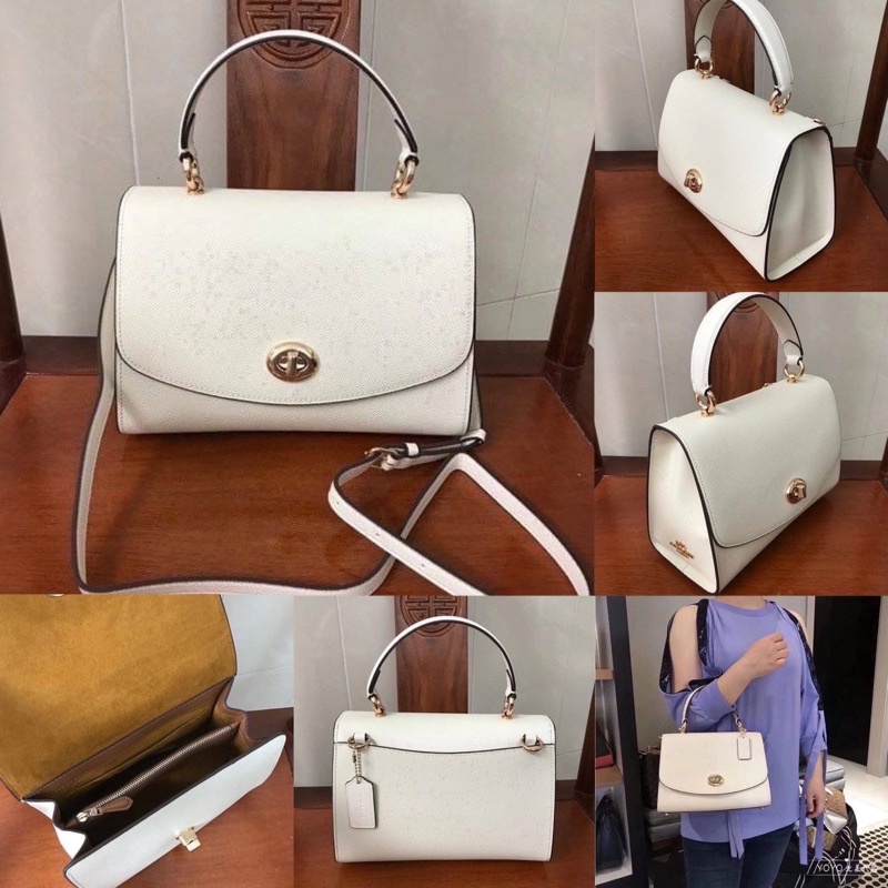 COACH TILLY TOP HANDLE SATCHEL WITH SIGNATURE CANVAS (COACH F76620