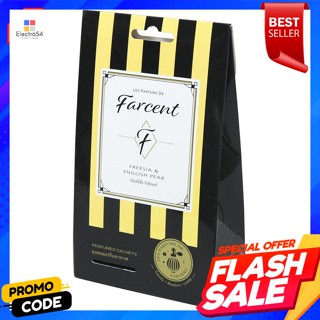 ฟาร์เซ็นท์ ถุงหอมปรับอากาศ กลิ่นฟรีเซีย อิงลิชแพร์ 10 ก. บรรจุ 3 ชิ้นFarcent Air Freshener Bag Freesia English Pear 10 g