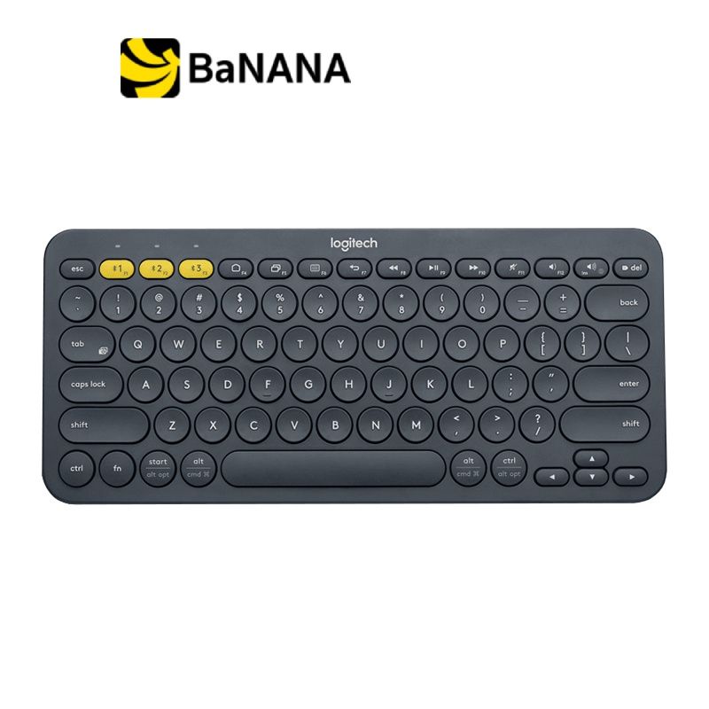 คีย์บอร์ดไร้สาย-logitech-bluetooth-keyboard-multi-device-k380-black-th-en-by-banana-it