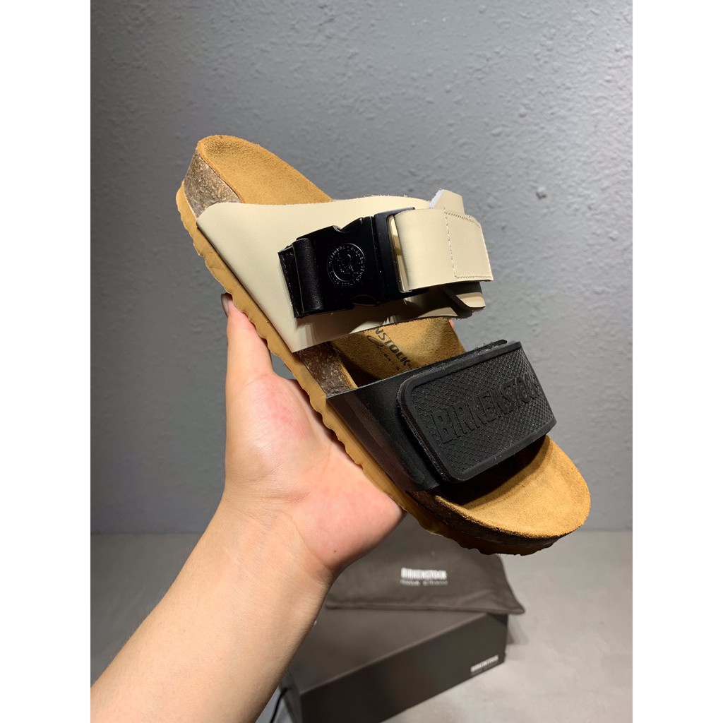 rick-owens-x-birkenstock-2019ss-clap-on-cowhide-slipper-selipar-lelaki-รองเท้าผ้าใบลําลอง-สําหรับผู้ชาย