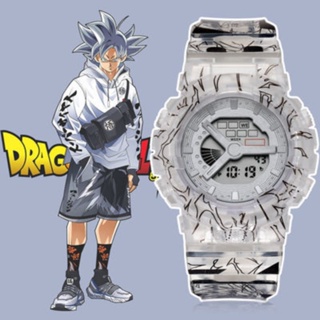 นาฬิกาข้อมืออิเล็กทรอนิกส์ เรืองแสง กันน้ํา ลาย Pirate King Seven Dragon Ball Co Branded แบบเรียบง่าย สไตล์สปอร์ต สําหรับผู้ชาย และผู้หญิง