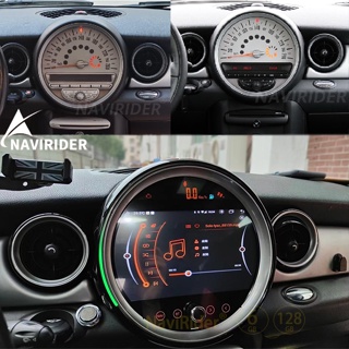 NAVIRIDER 8 Core 128GB Car Radio Android 11 Multimedia Video Player For BMW Mini One R56 2009 In Dash Stereo Navigation