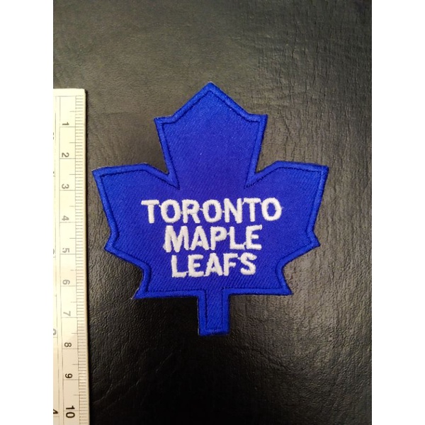 toronto-maple-leafs-ฮอกกี้น้ำแข็ง-ตัวรีดติดเสื้อ-อาร์มติดเสื้อ-งานปัก-งานdiyมี2สี