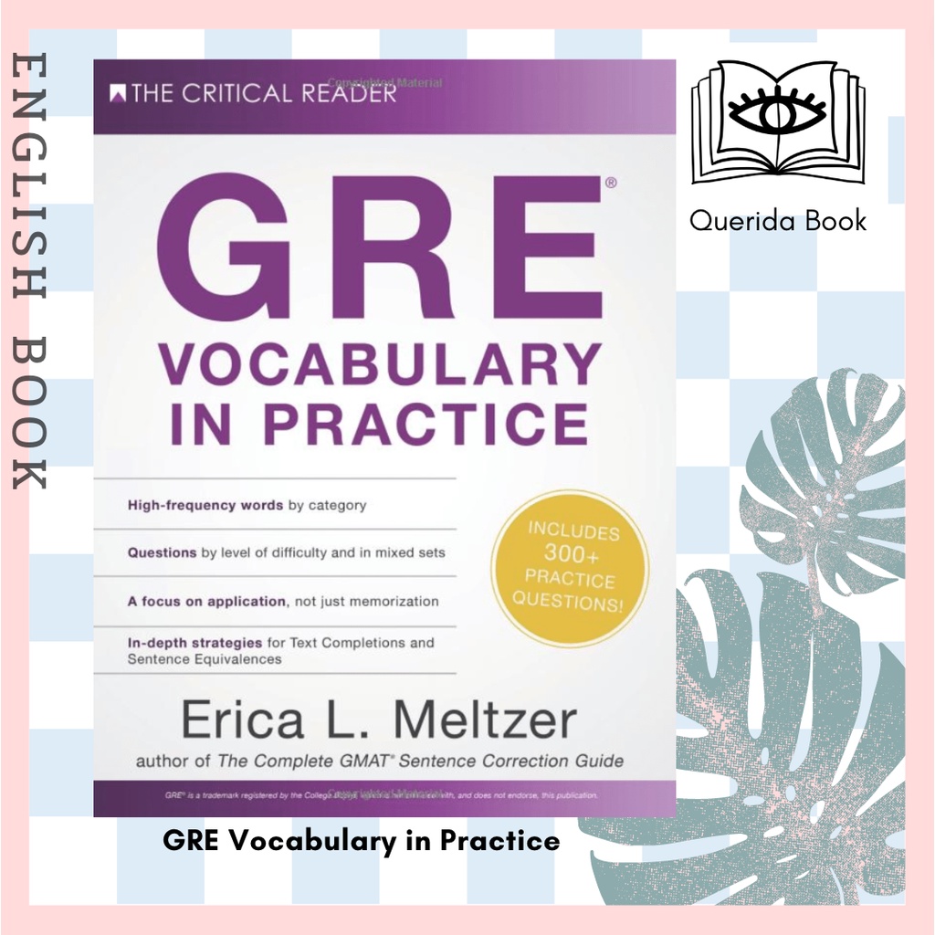 [Querida] หนังสือเตรียมสอบ GRE Vocabulary in Practice by Erica L
