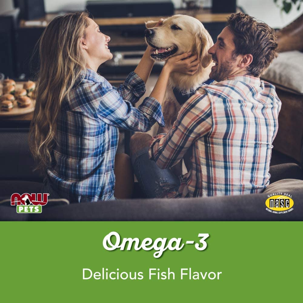 พร้อมส่ง-now-pet-omega-3-สำหรับแมวและสุนัข-บำรุงสมองหัวใจและหลอดเลือด-เสริมการทำงานของข้อต่อ-แบบซอฟต์เจล-180-เม็ด