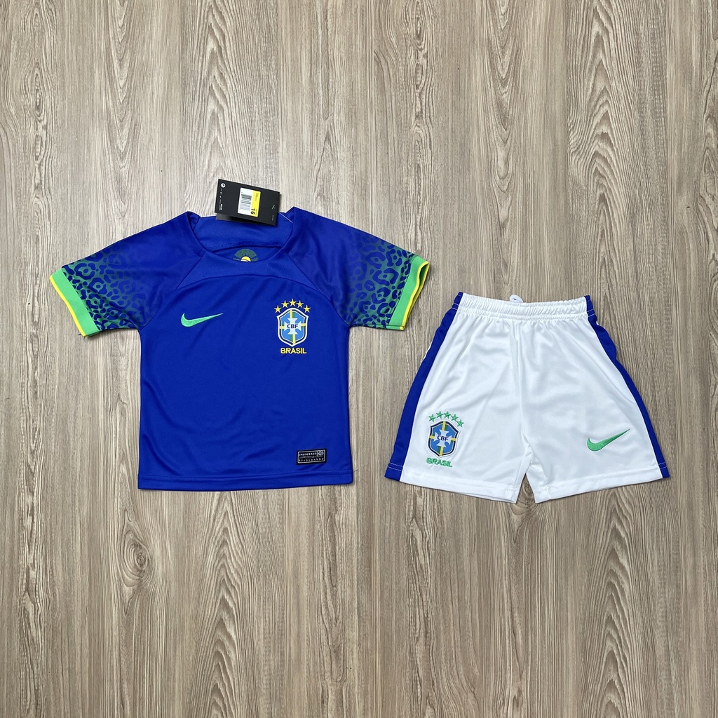 ชุดฟุตบอลเด็ก-ทีม-brasilซื้อครั้งเดียวได้ทั้งชุด-เสื้อ-กางเกง-ตัวเดียวในราคาส่ง-สินค้าเกรด-aaa