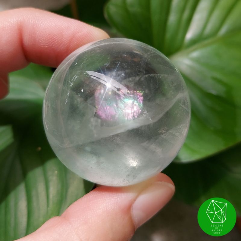 หินฟลูออไรท์-ทรงกลม-fluorite-sphere